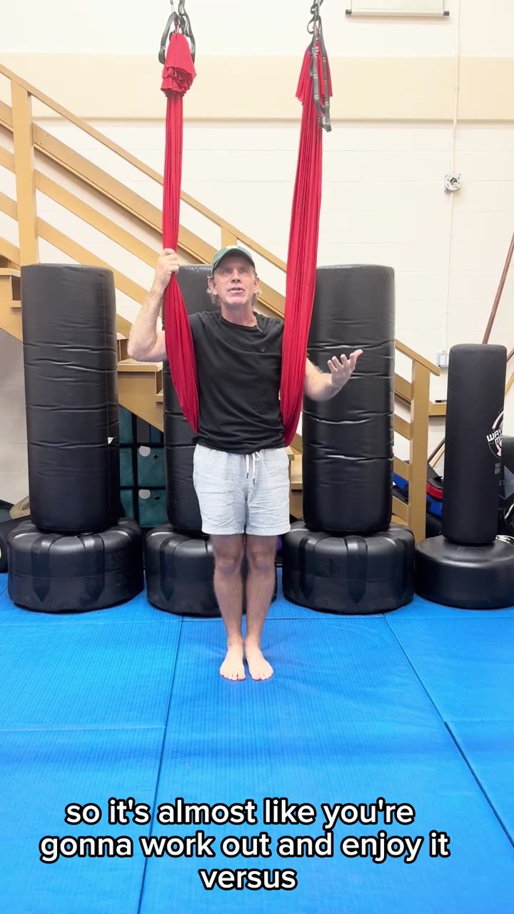 David teaching aerial conditioning